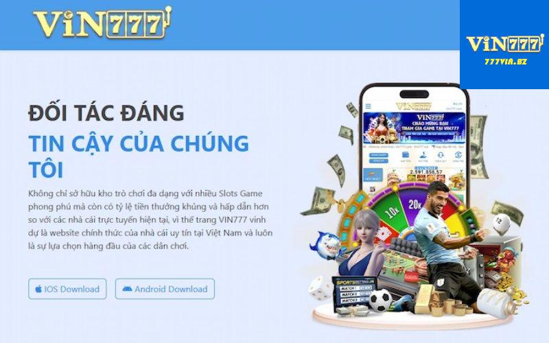 Tổng hợp các bước tải app 777Vin